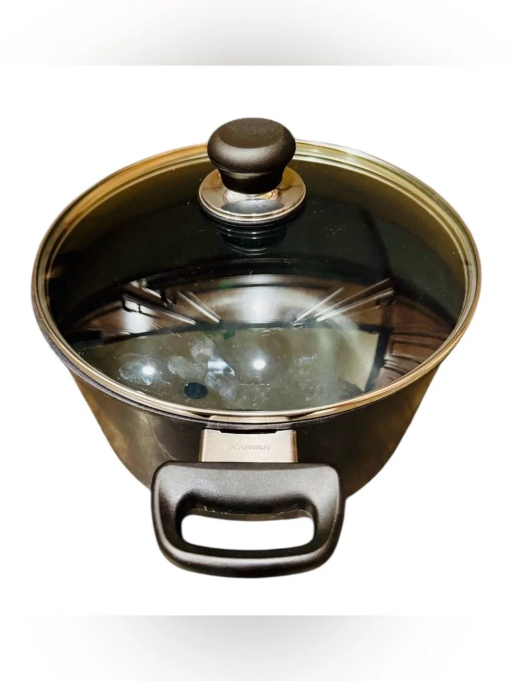 Scanpan 7 qt Stock Pot Dutch Oven with Glass Lid Chef Cookware Kitchen Nonstick
